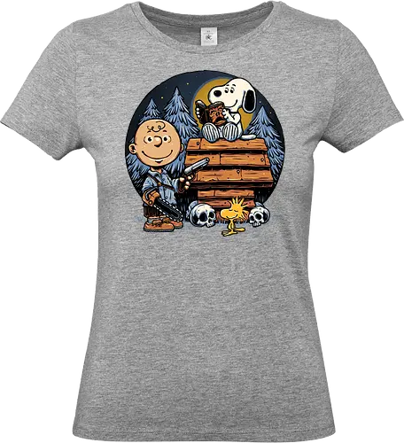 A night in the woods - Cartoons, comics, movie, mash up, parody, funny, humor, horror, villain - Standard T-Shirt (Women)