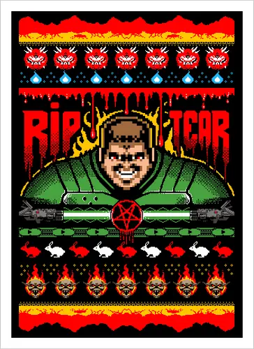 Ugly Sweater Rip Tear