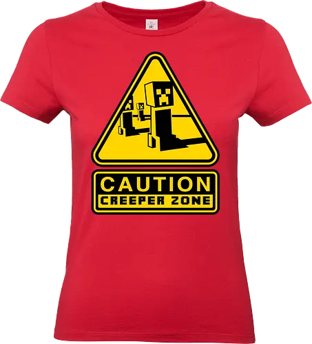 Danger Creeper - danger, creeper, minecraft - Standard T-Shirt (Women)