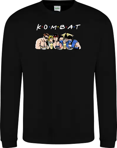 Kombat friends - mortal, kombat, game, retro, demonigote - Sweatshirt