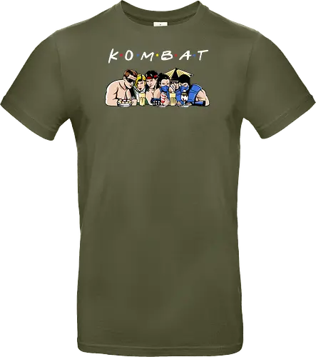 Kombat friends - mortal, kombat, game, retro, demonigote - Standard T-Shirt