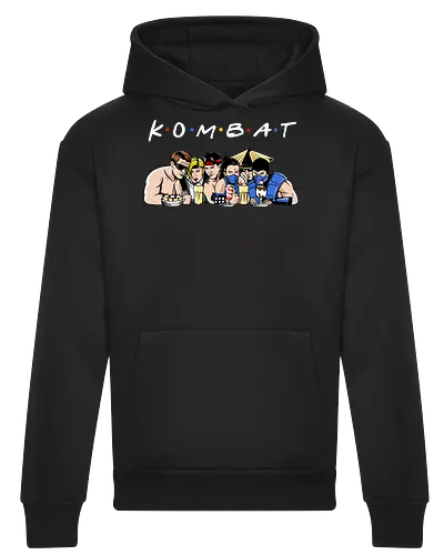 Kombat friends - mortal, kombat, game, retro, demonigote - Heavyweight Hoodie