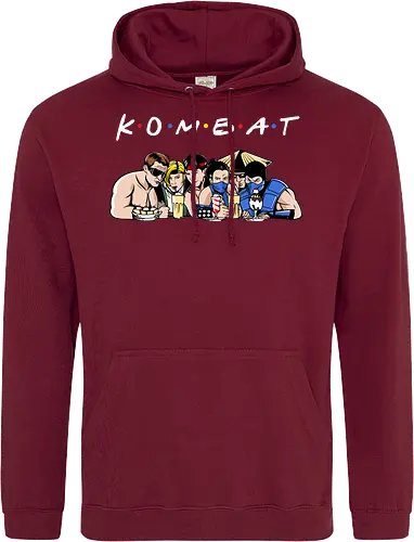 Kombat friends - mortal, kombat, game, retro, demonigote - Standard Hoodie