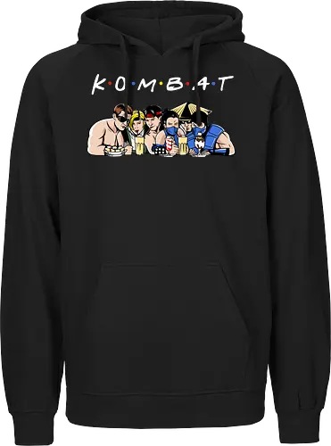 Kombat friends - mortal, kombat, game, retro, demonigote - Fairtrade Hoodie