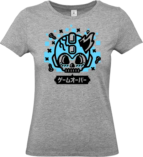 Game Over Rokkuman - game over, demonigote, megaman - Standard T-Shirt (Women)