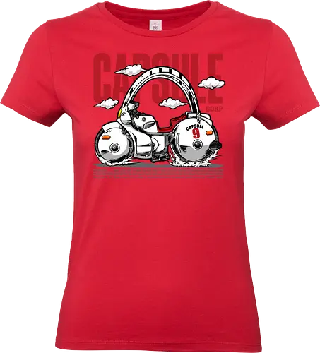 capsule motorbike - capsule, motorcycle, motorbike, cool, anime, veshicle - Standard T-Shirt (Women)