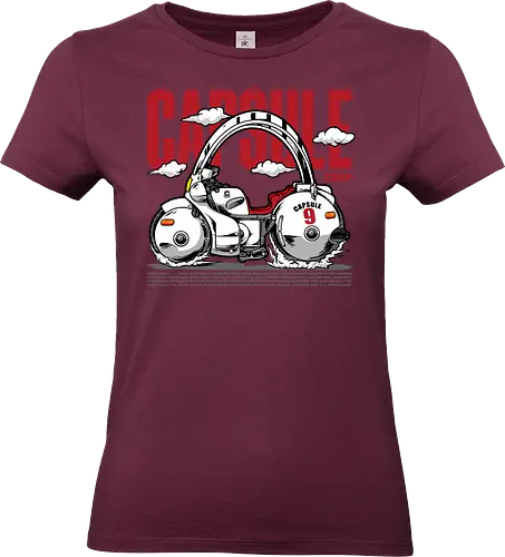 capsule motorbike - capsule, motorcycle, motorbike, cool, anime, veshicle - Standard T-Shirt (Women)