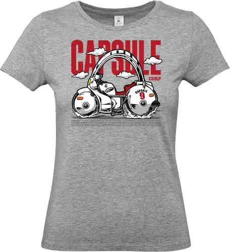 capsule motorbike - capsule, motorcycle, motorbike, cool, anime, veshicle - Standard T-Shirt (Women)