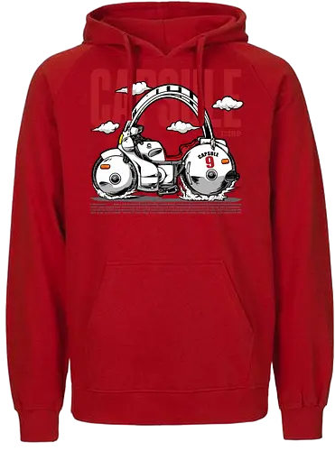 capsule motorbike - capsule, motorcycle, motorbike, cool, anime, veshicle - Fairtrade Hoodie