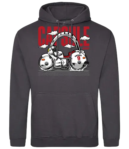 capsule motorbike - capsule, motorcycle, motorbike, cool, anime, veshicle - Standard Hoodie