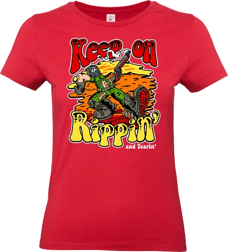 Keep on Rippin - doom, marine, mars, alien, rock, metal - Standard T-Shirt (Women)