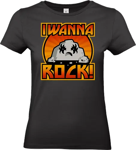 I wanna rock - rock, metal, heavy - Standard T-Shirt (Women)