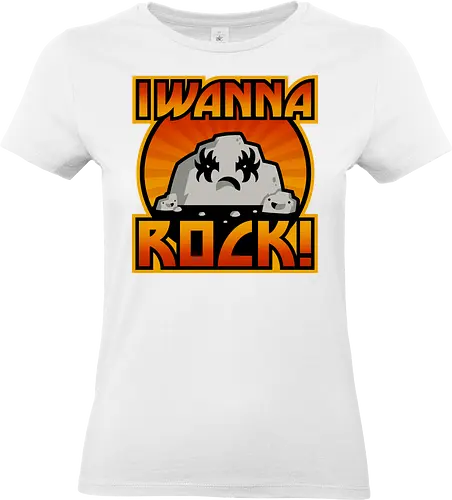 I wanna rock - rock, metal, heavy - Standard T-Shirt (Women)