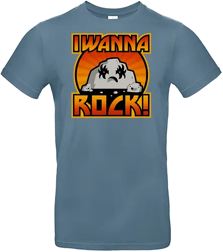 I wanna rock - rock, metal, heavy - Standard T-Shirt