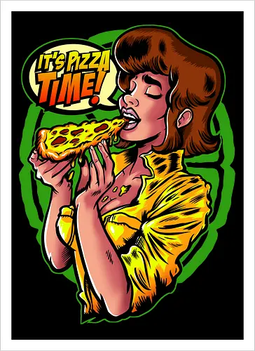 Pizza time pinup