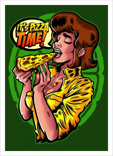 Pizza time pinup