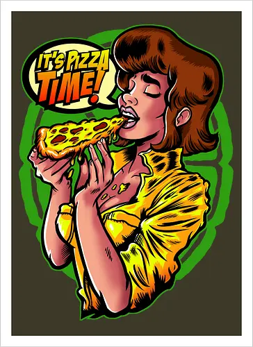 Pizza time pinup
