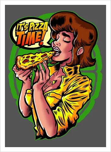 Pizza time pinup