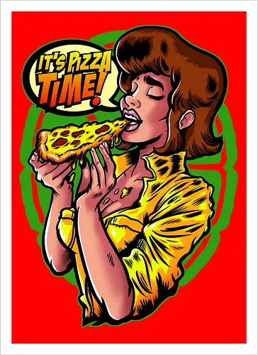Pizza time pinup