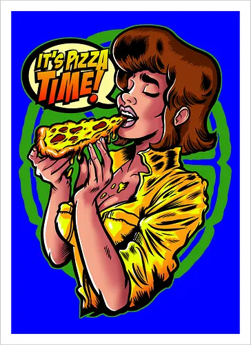Pizza time pinup