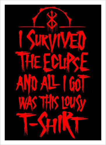 I survived the eclipse