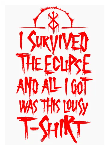 I survived the eclipse