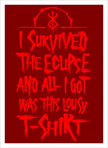 I survived the eclipse