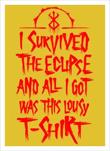 I survived the eclipse