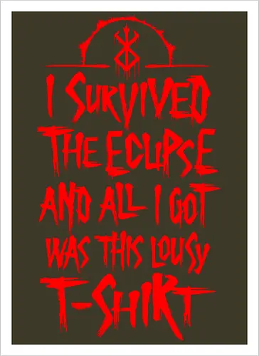 I survived the eclipse