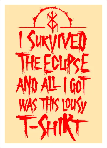 I survived the eclipse