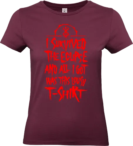 I survived the eclipse - eclipse, berserk, anime, manga - Standard T-Shirt (Women)