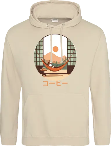 Relaxing Sloth in Desert Sunset
