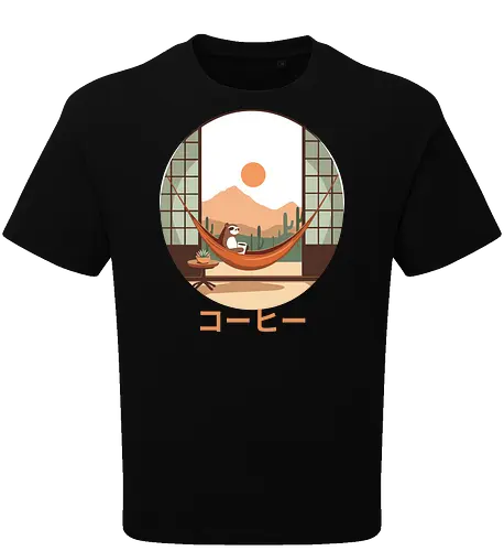 Relaxing Sloth in Desert Sunset