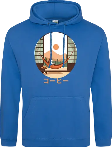 Relaxing Sloth in Desert Sunset