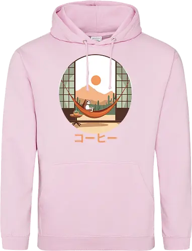Relaxing Sloth in Desert Sunset