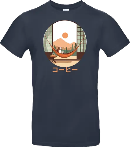 Relaxing Sloth in Desert Sunset