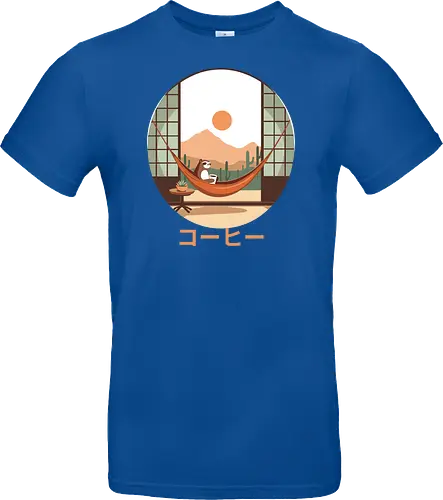 Relaxing Sloth in Desert Sunset