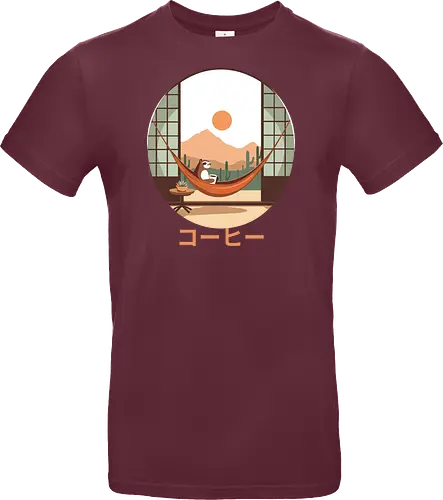 Relaxing Sloth in Desert Sunset
