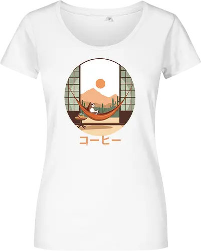 Relaxing Sloth in Desert Sunset
