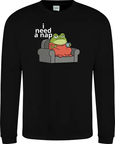 Grumpy Frog Needs a Nap