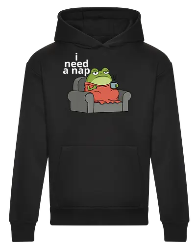 Grumpy Frog Needs a Nap