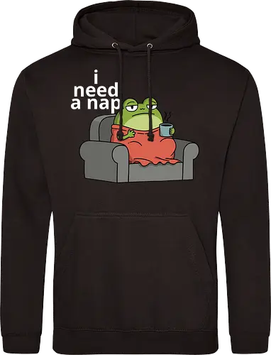 Grumpy Frog Needs a Nap