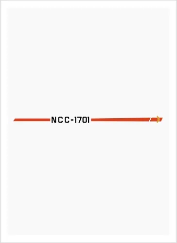 NCC - 1701 Enterprise - NCC - 1701 Enterprise, enterprise, Space, kirk - Artprint