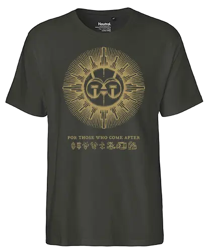 Etched for the future - clair obscur, clair obscur expedition 33, expedition 33, esquie, gustave, lumiere, verso, rpg - Fairtrade T-Shirt