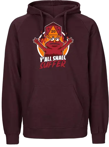 Chaos Puppet Fire  - puppet, chaos, fire, classic, tv show, internet, meme, fun, funny, movie, sarcasm, retro vintage, kids - Fairtrade Hoodie