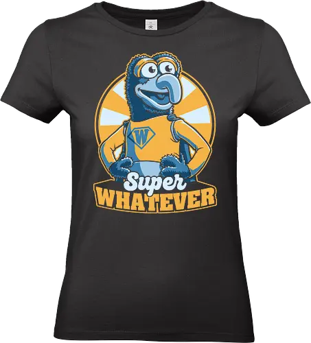 Puppet Hero Whatever - puppet, classic, tv show, meme, fun, funny, movie, superhero, hero, sarcasm, retro vintage, kids - Standard T-Shirt (Women)