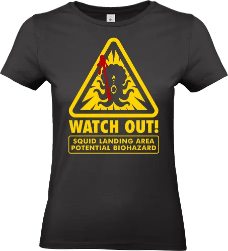 Squid Attack Zone - squid, watchmen, comic - Standard T-Shirt (Women)