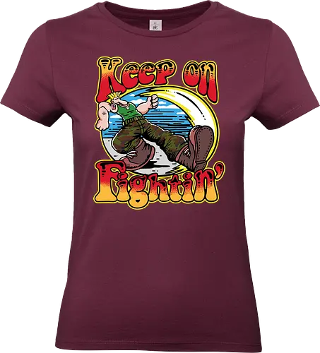 Keep on Fightin - Beat em up, fight, retro - Standard T-Shirt (Women)