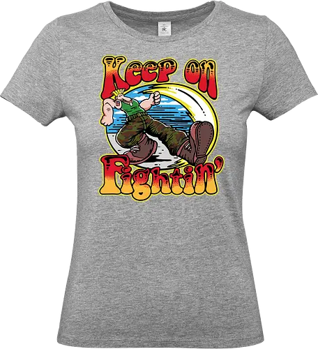 Keep on Fightin - Beat em up, fight, retro - Standard T-Shirt (Women)