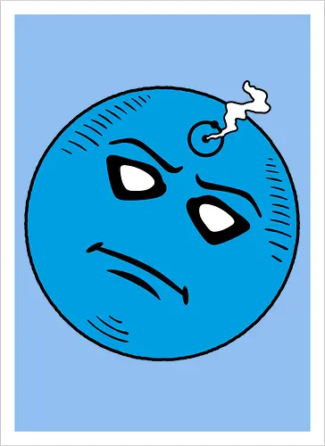 Blue god